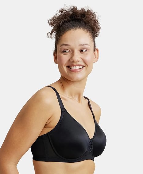 Jockey 1855 Women’s Underwired Minimizer Bra – Full Coverage with Broad Wings & Soft Microfiber